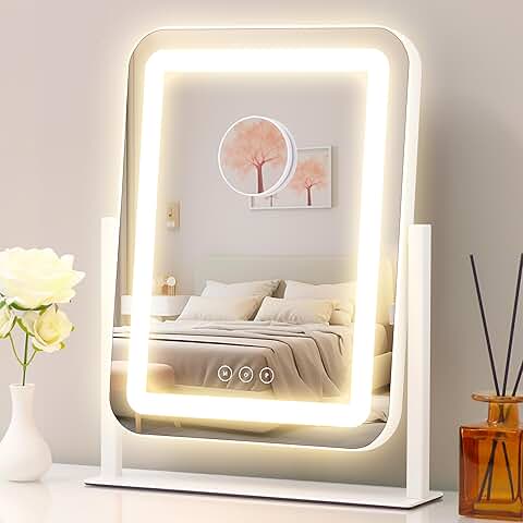 Lighted LED Vanity Mirror with Touch Control