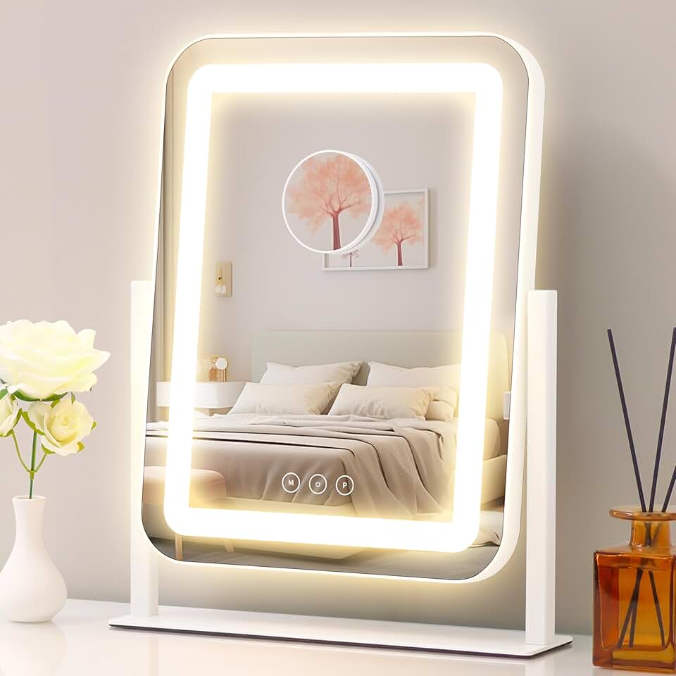 Lighted LED Vanity Mirror with Touch Control