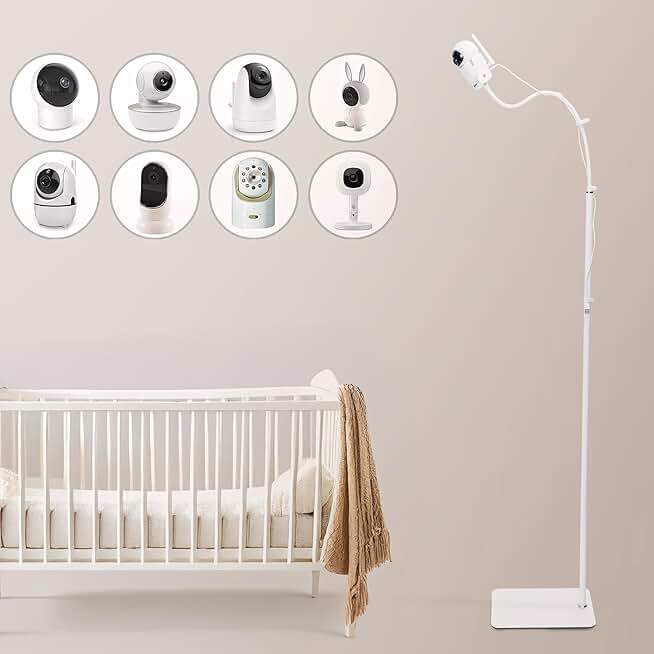 Baby Monitor Floor Stand Holder for Various Camera Models