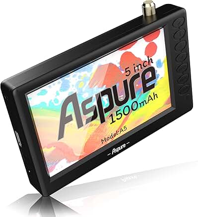 5-Inch Portable Digital TV with HD Screen and USB Input