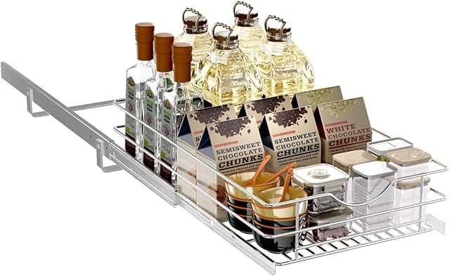 Pull Out Cabinet Organizer for Kitchen Storage