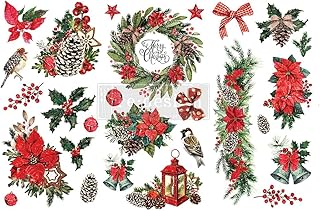 Classic Christmas Small Transfers for Crafts and Decor