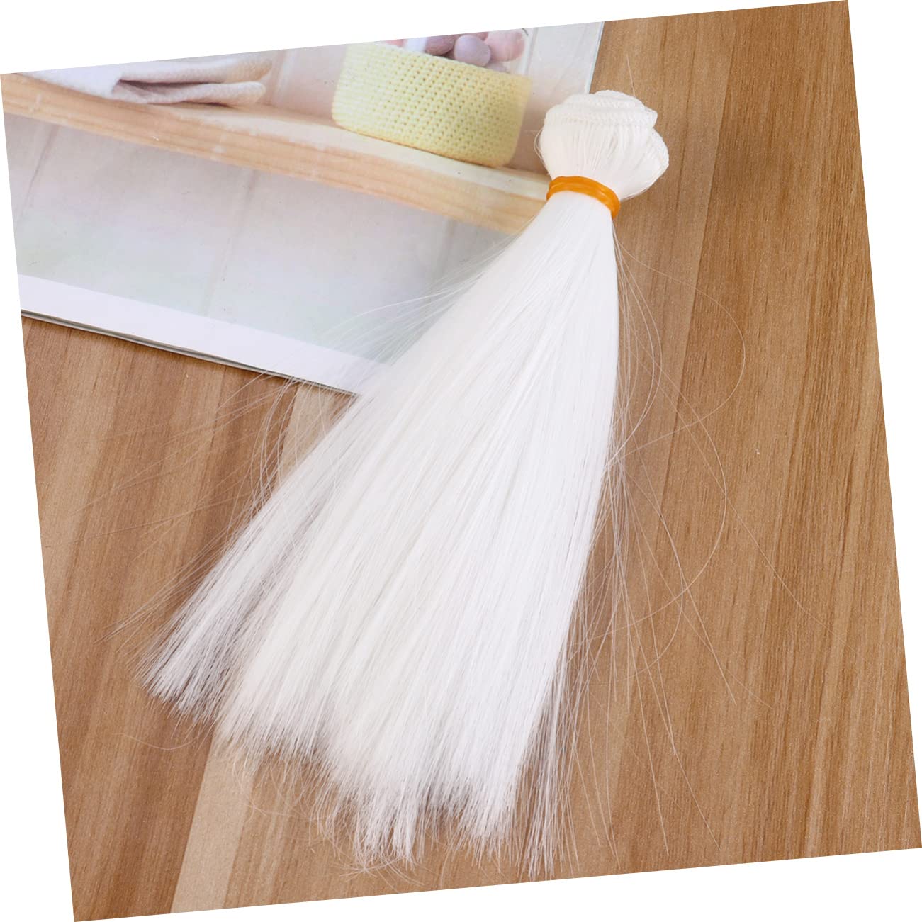 Colorful Locks DIY Doll Wig Kit 6pcs Straight Hair Wefts