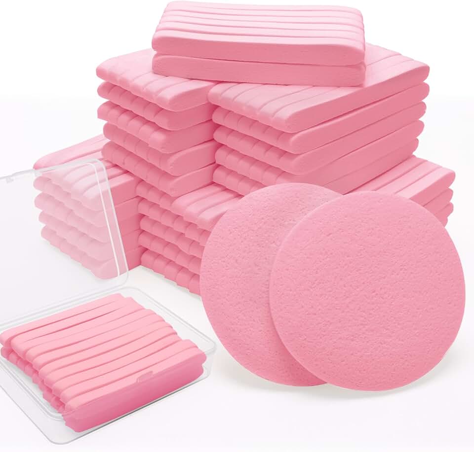 240+1 Compressed Facial Sponges with Case
