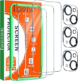 3 Pack Screen and Camera Protectors for iPhone 14