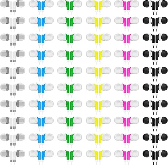 120 Pack Kids Classroom Earbuds for School and Home