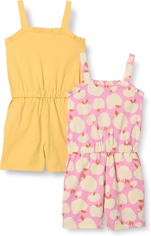 Girls and Toddlers' Knit Romper Set