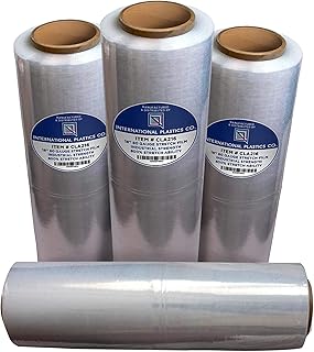 Heavy Duty 18" Stretch Wrap, 1500 ft, 7 Layers, Clear, Box of 4