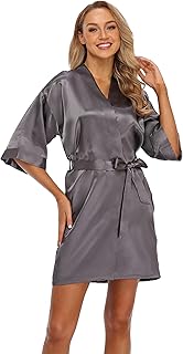 Silky Lightweight Satin Kimono for Women