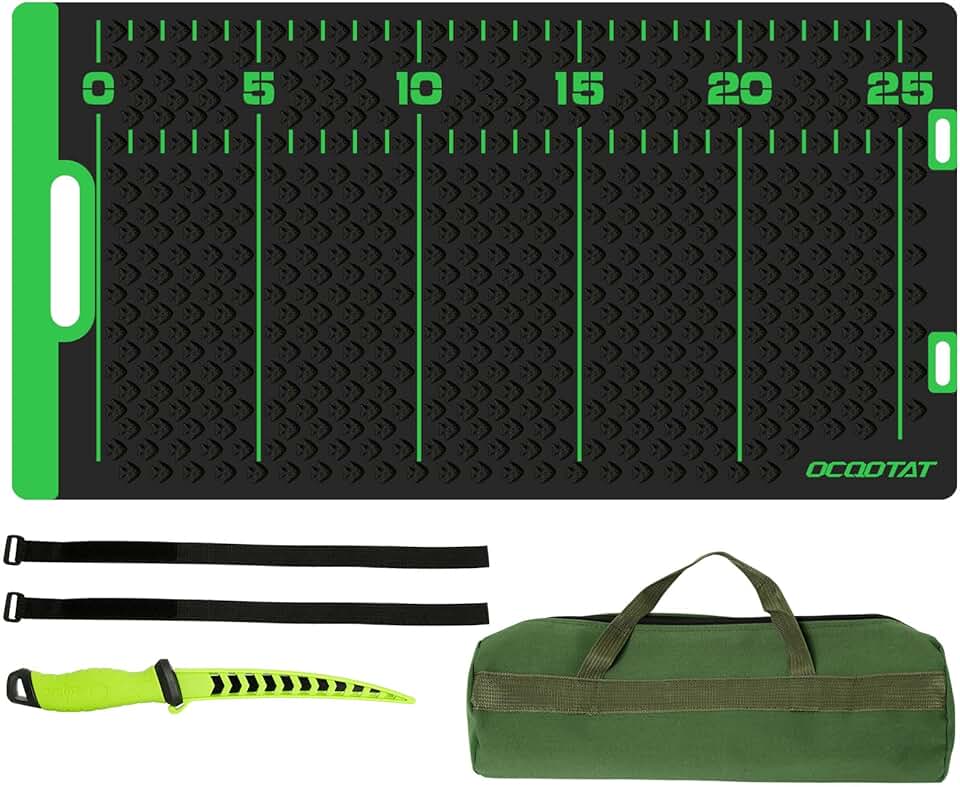 Fish Fillet Kit with Ruler, Knife, and Bag