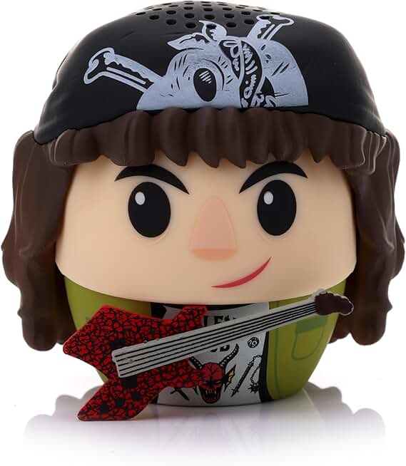 Mini Bluetooth Speaker Featuring Eddie with Guitar from Stranger Things Season 4