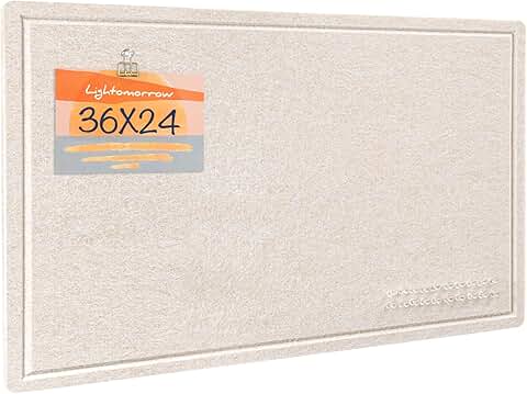 36x24 Inch Felt Bulletin Board with Pushpins