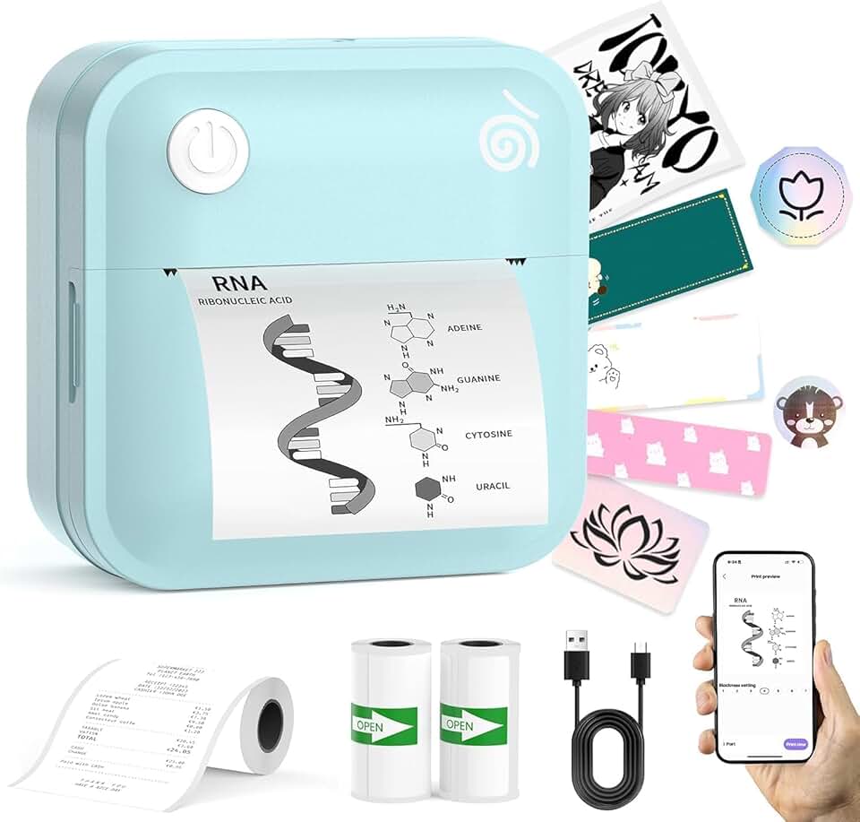 Portable Bluetooth Handheld Label Maker for Home and School