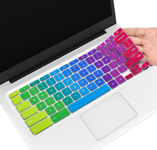 Colorful Keyboard Cover for 11.6 and 14 Inch Chromebooks