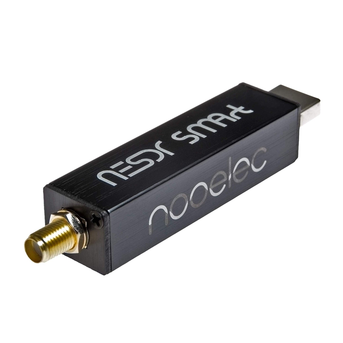 NESDR Smart v4 Bundle - Premium RTL-SDR w/Aluminum Enclosure, 0.5PPM TCXO, SMA Input & 3 Antennas. RTL2832U & R820T2-Based Software Defined Radio.