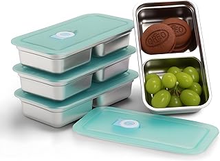 Stainless Steel Snack Containers for Kids and Adults