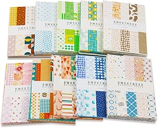 500 Sheets Vintage Scrapbook Paper Set for Crafts and Journals