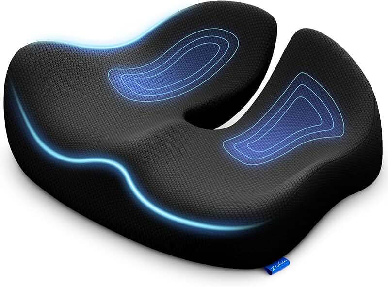Ergonomic Seat Cushion for Pressure and Pain Relief
