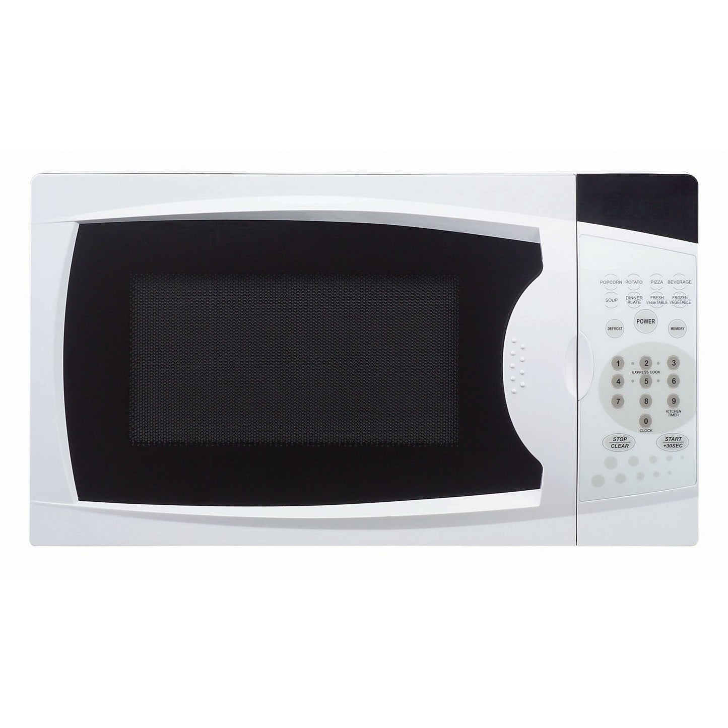 0.7 Cu. Ft. 700W Oven in White Countertop Microwave.7