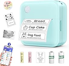 Portable Bluetooth Label Maker with Tape for Home Office