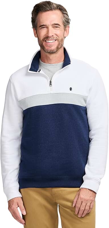 Men's Performance Quarter Zip Fleece Pullover