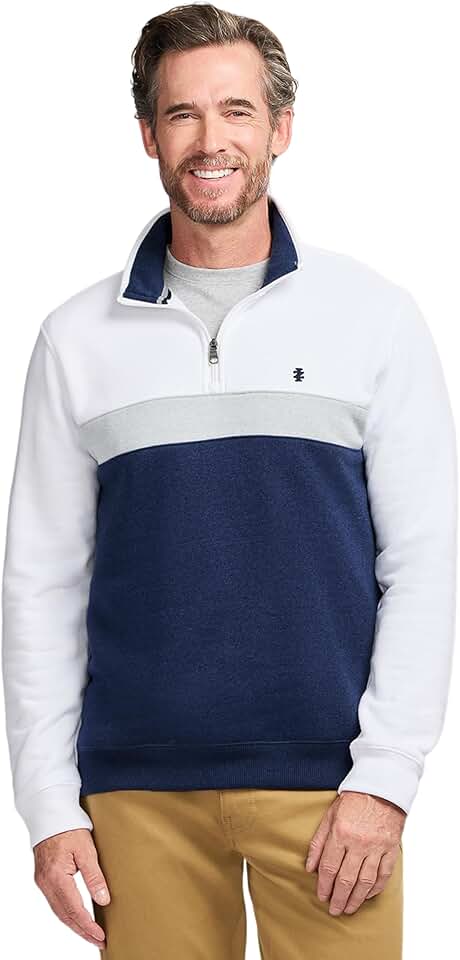 Men's Performance Quarter Zip Fleece Pullover