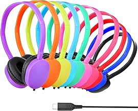 Bulk Type C wired headphones for classroom use