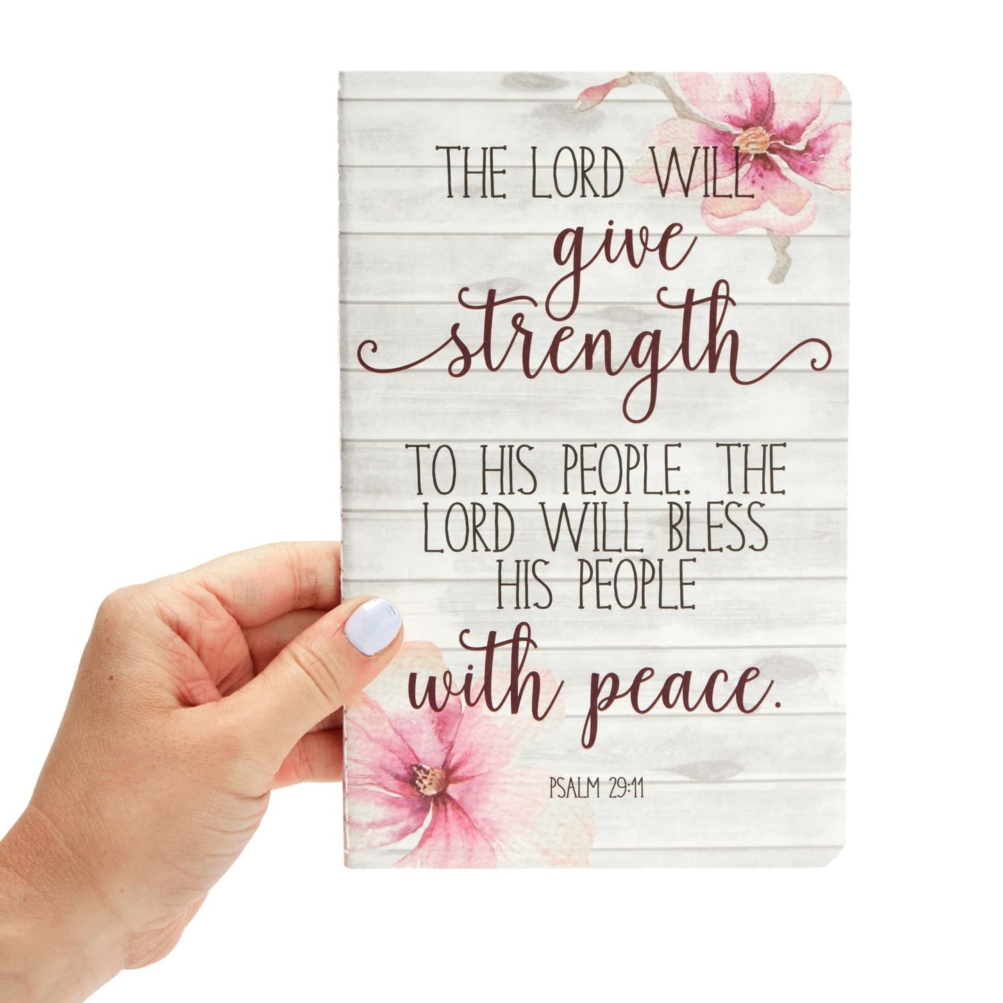 Set of 6 floral prayer journals for women, 80 pages
