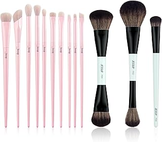 Eyeshadow and Double-Sided Makeup Brush Sets