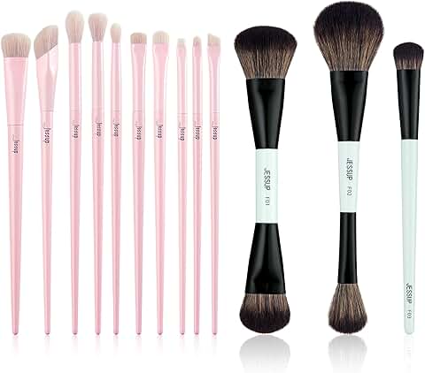 Eyeshadow and Double-Sided Makeup Brush Sets