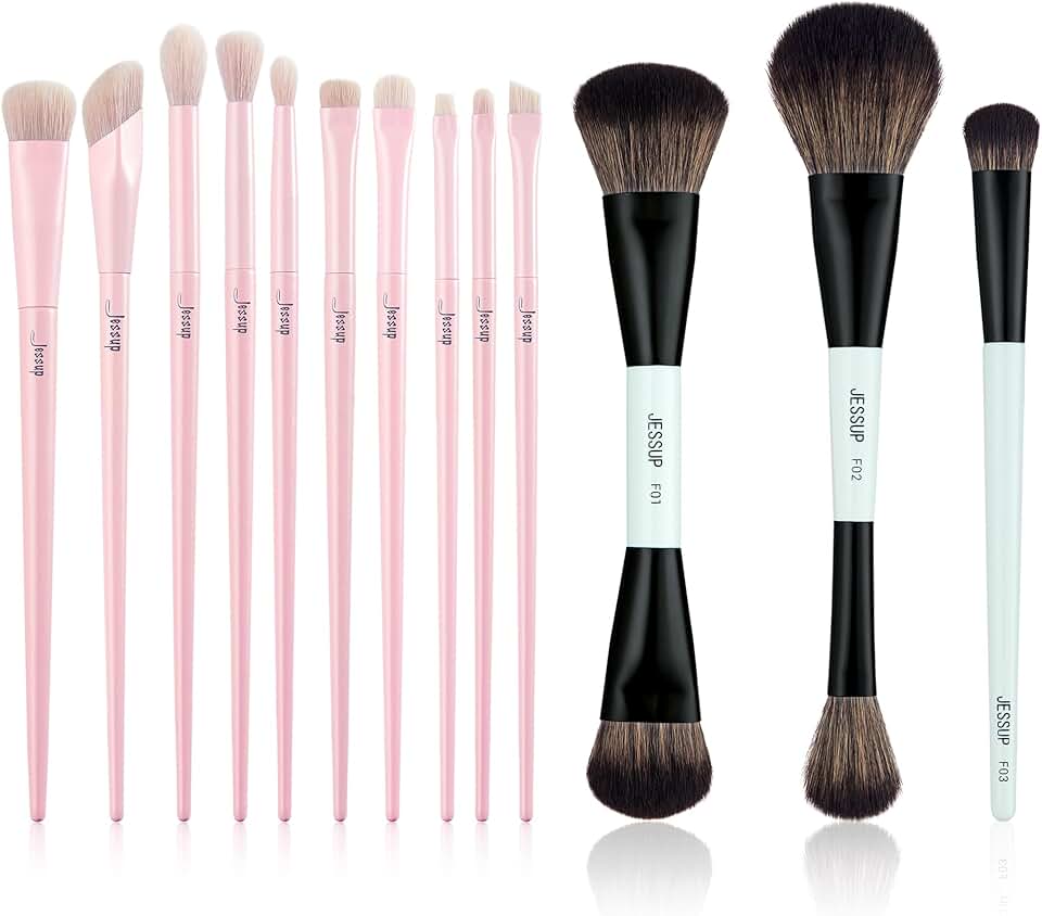 Eyeshadow and Double-Sided Makeup Brush Sets