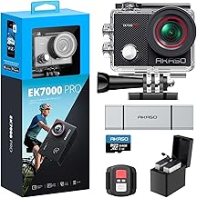 Action Camera with MicroSD Card and Accessories Kit