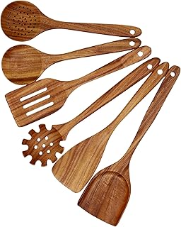 6-Piece Wooden Kitchen Utensil Set
