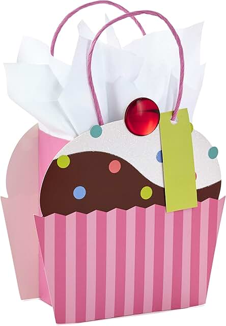 Small 5-inch Gift Bag with Tissue Paper for Any Occasion