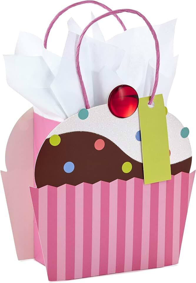Small 5-inch Gift Bag with Tissue Paper for Any Occasion