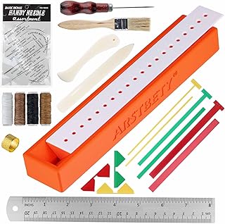 27-Piece Bookbinding Kit with Tools and Thread