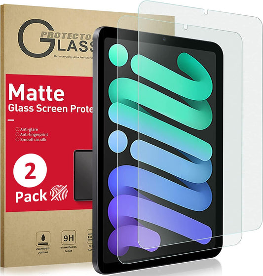 Two matte glass screen protectors for iPad Mini 6
