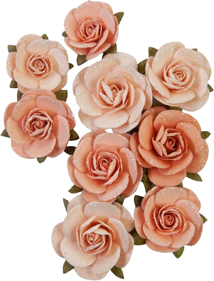 Multicolored Flower Craft Embellishments
