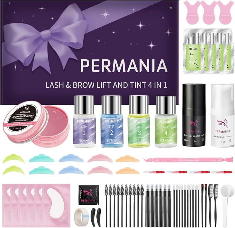 Lash Perm and Brow Lamination Kit for Natural Results