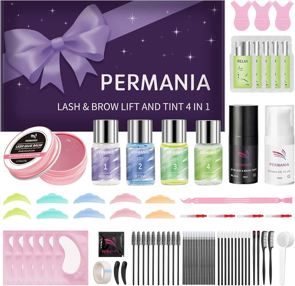 Lash Perm and Brow Lamination Kit for Natural Results