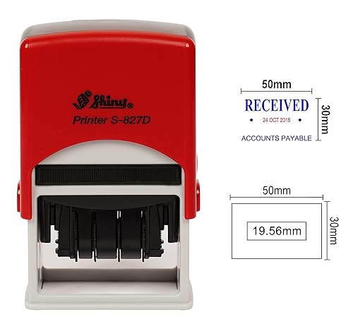 Self-Inking Date Stamp for Received and Accounts Payable