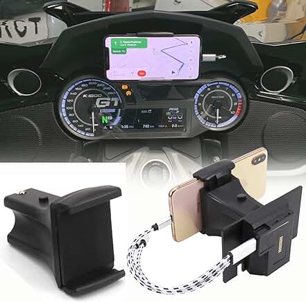 Motorcycle Phone Holder with USB Charger for BMW K1600