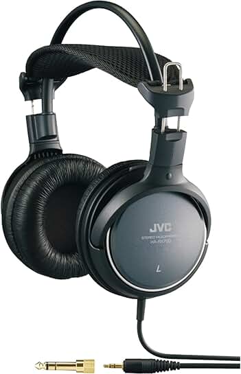 Full Size Black Headphones with Precise Sound