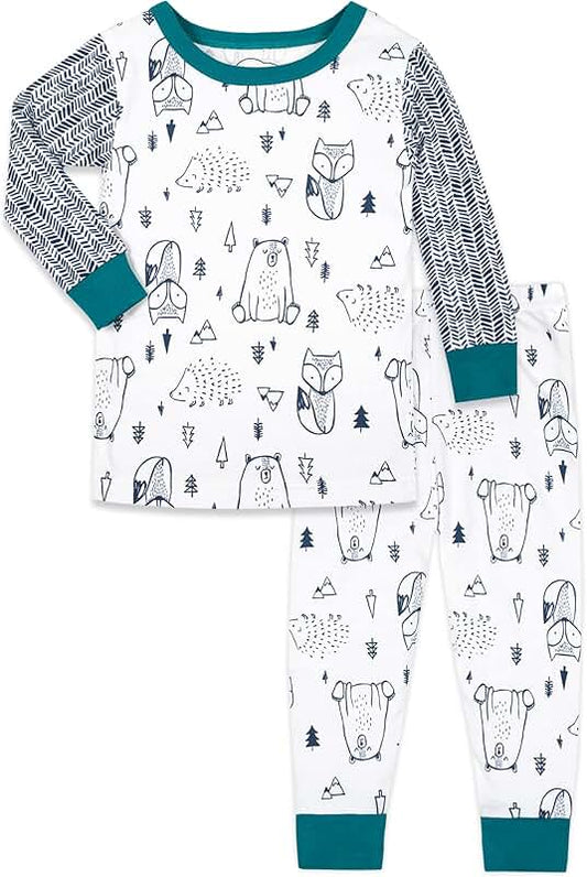 Baby Boys' Cotton Long Sleeve Sleepwear Set