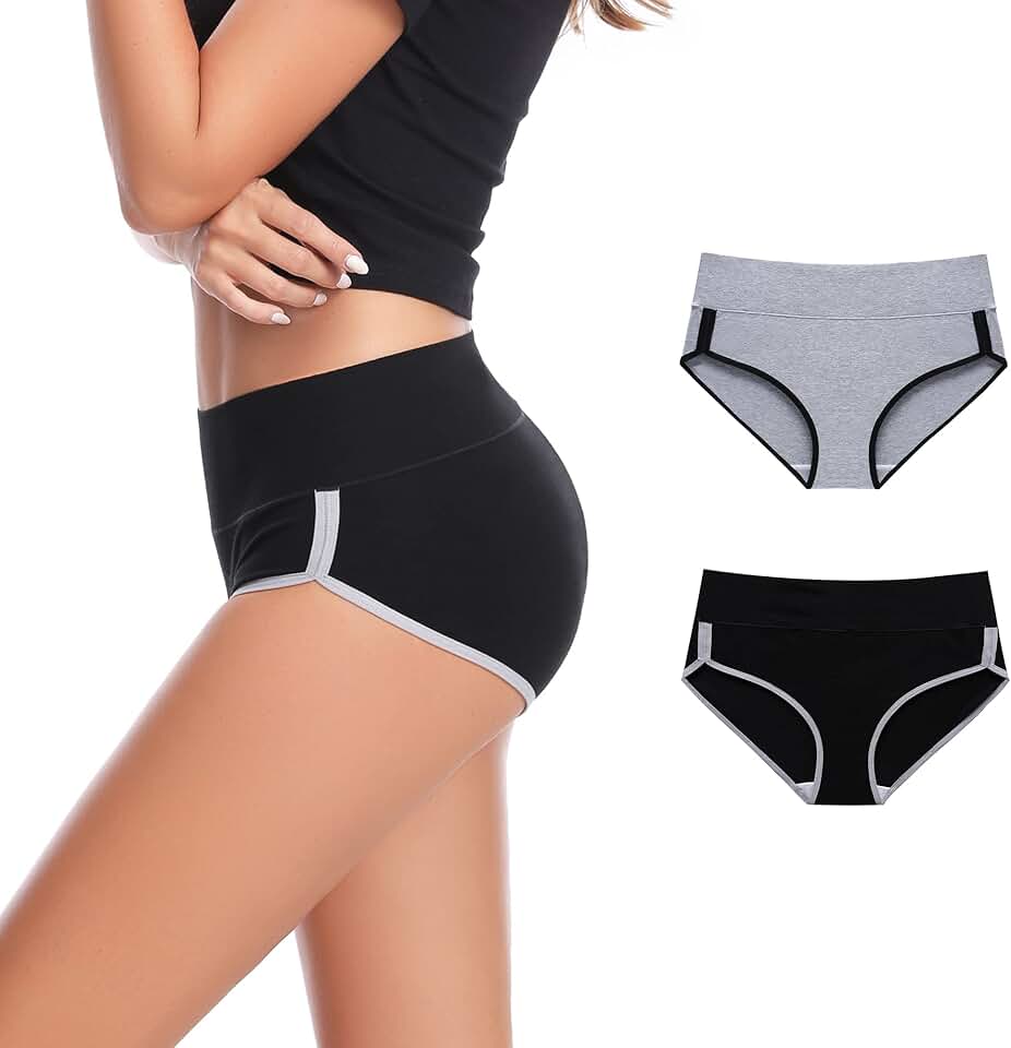 Plus Size Cotton Women's Underwear Pack of 2 or 5