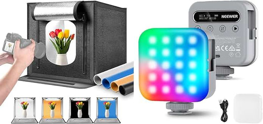 50W Photo Studio Light Box with RGB Video Light
