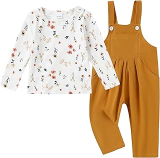 Toddler Girl Fall Winter Outfit with Top and Pants
