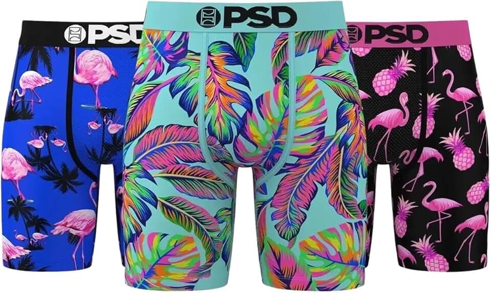 Men's Oasis Boxer Briefs, 3-Pack, Multi, XL