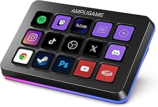 Stream Controller with 15 Macro Keys for Streaming