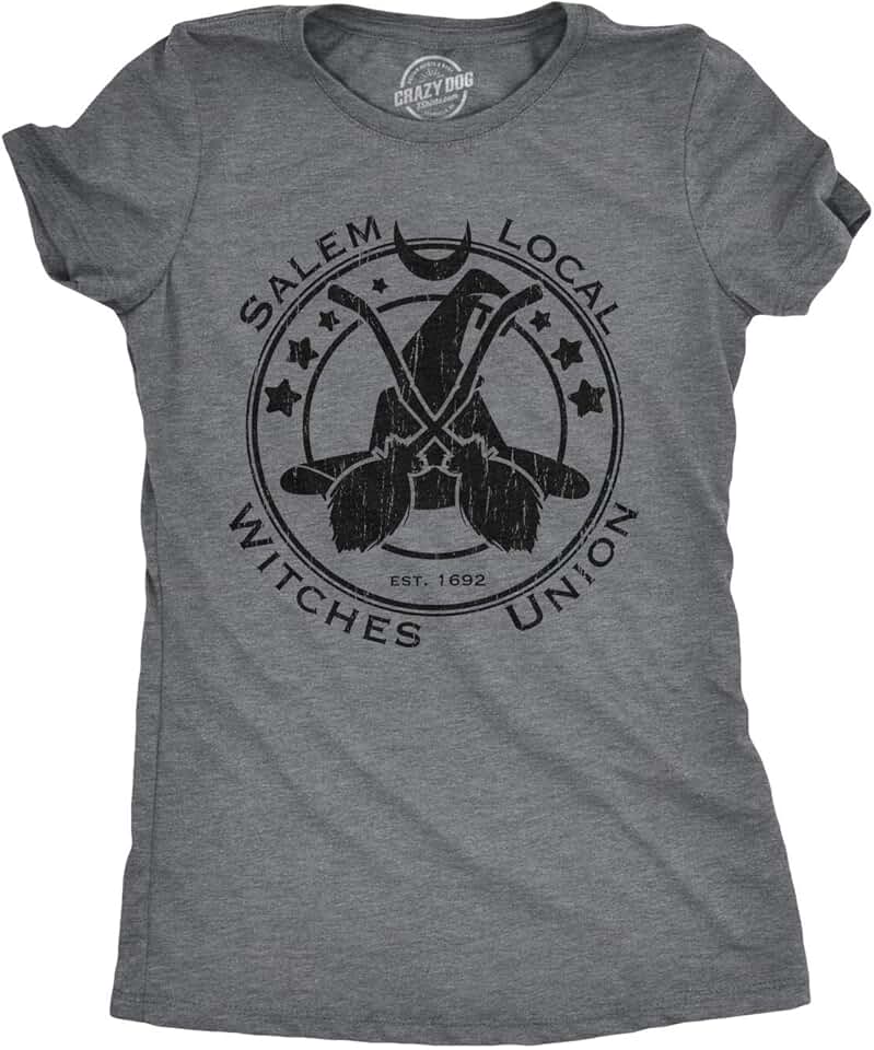 Women's Salem Witches Union Halloween T-Shirt